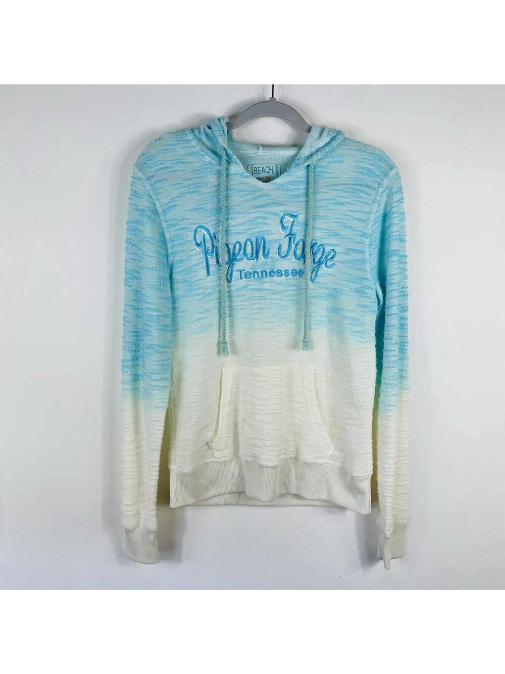Beach By Exist Hoodie Women's Medium Ombre Pigeon Forge Tennessee Pullover